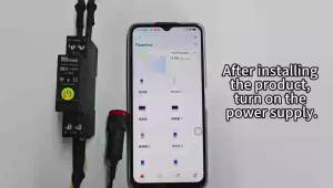 Cầu Dao Thông Minh WiFi Tuya 1P+N 63A Tích Hợp Đo Đếm Quang Điện Hai Chiều Và Tự Động Đóng Lại Cho Hệ Thống Nhà Thông Minh