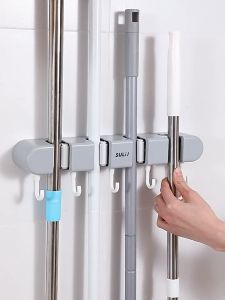 Punch-free Multifunctional Mop Storage Hook Kitchen Bathroom Organization Mop Organizer Holder Broom Hook Holder /Mop holder/ Broom holder / Bathroom hook