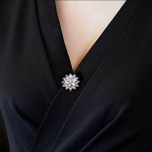 High Shiny Zircon Micro-Inlaid Summer Anti-Unwanted-Exposure Buckle Bows Mini Brooch Clothes Bags and Hats Embellished Accessories