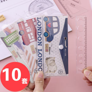 Đồ Dùng Học Tập Sáng Tạo Dễ Thương Bộ Dụng Cụ Đo Lường Hoạt Hình Bộ Quà Tặng Học Sinh Bộ Quà Tặng Sáng Tạo Cho Trẻ Em