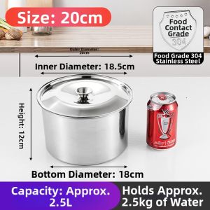 Heavy Duty Multipurpose Pot Stainless Steel 304