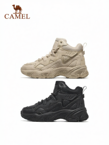 CAMEL | Warm Fleece Lined Mid-High Top Snow Boots