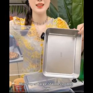 Household Kitchen Stainless Steel Lunch Box & Fresh Keeping Box