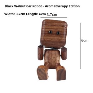 AMU·PIGGY | Cute Wobbling Car Air Freshener Wooden Figure