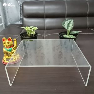 ชั้นวางโมเดล ชั้นอะคริลิคใส ทรง U ขนาด ก20xย25xส7.5cm. หนา 4 มิล (U2)