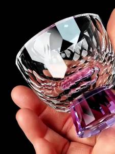 50ML Thủy Tinh Pha Lê Màu Nhỏ Trà Chịu Nhiệt Chủ Khách Kungfu Trà Thân Thiện Với Môi Trường Tròn Drinkware Baijiu Cup