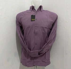 Fusco Kemeja Formal Reguler Warna Taro✓Kemeja Pria Polos Lengan Panjang