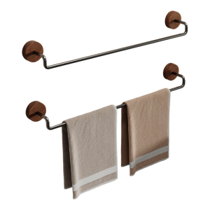 WEIMEIYUAN | Walnut Wood No-Drill Shoe Rack