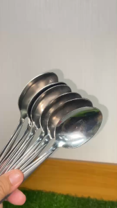 ชุดช้อนส้อมสแตนเลส 6 คู่ แถม 6 คู่ สแตนเลสเกรด 201 เนื้อหนา แข็งแรง