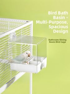 YOUAI | Bird Bathing Drawer Box Style Hanging Bath Tub
