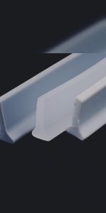 Silicone Flexible Bathroom And Kitchen Water Stopper Water Retaining Stripe