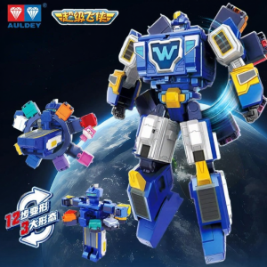 AULDEY | Light & Sound Transforming Robot Model