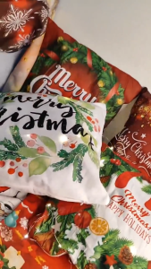 2023 VENTI 1PC 45x45cm Christmas Throw Pillow Covers Xmas Cushion Cover Decorations Winter Holiday Pillowcases for Sofa