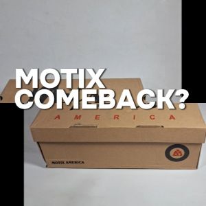 Sepatu Motix America Sekolah Tinggi Tali Catur Hitam Putih Size 36 dan 44