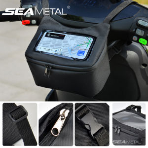 SEAMETAL Multifunctional Motorcycle Storage Bag Universal Cycling Navigation Hanging Bag For Motorbike/Bicycle/Electric Vehicles/Tricycles