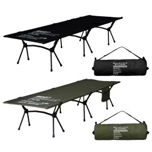 【Hospor】Folding Camping Bed Supports 150kg Lightweight Sleeping Cot Detachable Collapsible Sleeping Bed for Camping Travel RV