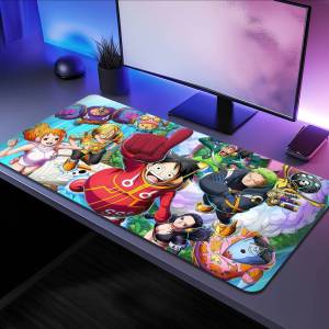 Bandai | Tấm Lót Chuột Mở Rộng One Piece Wano Country Chống Trơn Trượt Chống Bám Bẩn Dành Cho Bàn Chơi Game Với Thiết Kế Tất Cả Các Nhân Vật Của Bandai