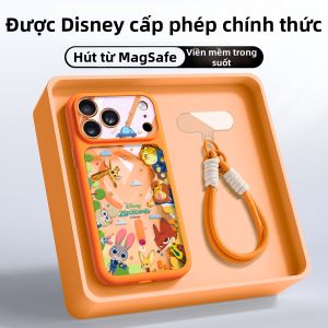 pinsai | Ốp Lưng Trong Suốt Có Từ Tính Zootopia cho iPhone 17 Pro Max
