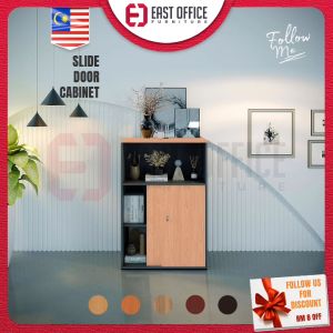 EastOffice Premium Solid Wood Sliding Door Office Cabinet | 1905/S | Ready Stock