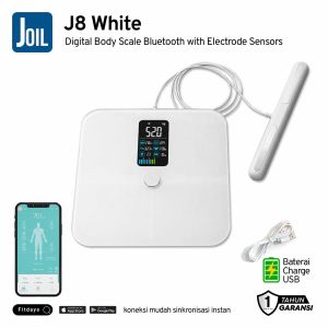Joil Timbangan Badan Digital Smart Body Scale BMI dan Monitor 8 Sensor Akses via Smartphone - J8