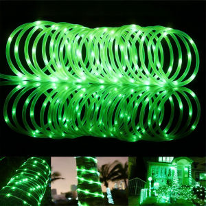 Solar Rope Lights Outdoor Blue LED PVC Tube Fairy String Light Garden Wedding and Birthday Outdoor Holiday Home Decoration