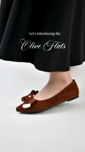 NINO DERICY Olive Flat Shoes Wanita / Sepatu Flat Wanita NCA-S 101 (SIZE 36-42)