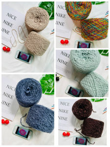 Yarn - Len Nhung - Cỡ sợi khoảng 1.5mm - 3.0mm - Làm các sản phẩm cho mùa đông | Terri Store