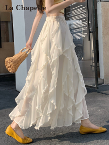La Chapelle | Irregular Ruffle Lace Half Skirt