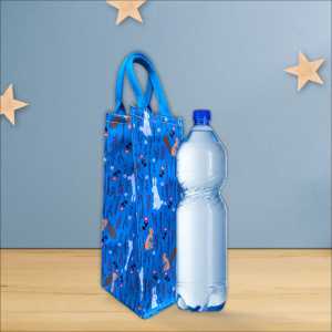 Tas Botol 2 liter Motif Kelinci Biru Waterproof