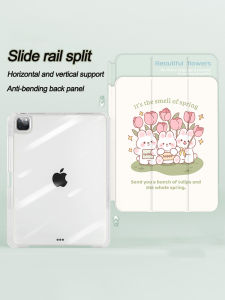Rbp vỏ ốp ipad dễ thương sơn phim hoạt hình acrylic trong suốt cho ipad pro 12.9 2020 2021 2022 ipad pro 11 2020 2021 2022 ipad không khí 4 không khí 5 ipad 10th ipad 7th 8th 9th gen ipad mini 6 pullable chia với rãnh để bút hỗ trợ ổn định trường hợp