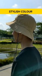 UtanKing™ Packable Hat Foldable Camping Bucket Hat Topi Hiking UV Sun Hat Fishing Hat Basin Cap