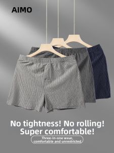 Aimo | Pure Cotton Mens Boxer Shorts Big Size Breathable Summer Loose Fit