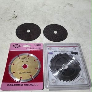 Paket Mata Potong Gerinda 4 Inch & Alat Potong Gerinda untuk Kerja Kayu