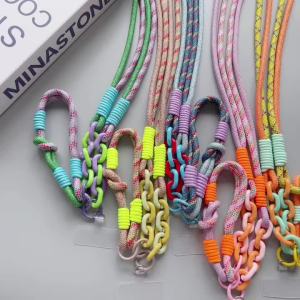 Long Short Phone Lanyard Wrist Strap + Case Connector - Universal Anti-Slip Anti-Fall Phone Case Accessory Portable Pendant