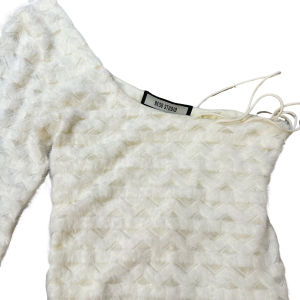 Nane Initial Love Story Slant Shoulder Knitted Autumn Winter Pure Desire Bodycon Dress New Arrival Womens Premium Dress