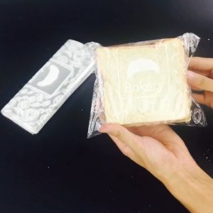 100pcs Plastik Roti Berkualiti Plastik Bakeri Berpelekat (Self Adhesive Bread Plastic)