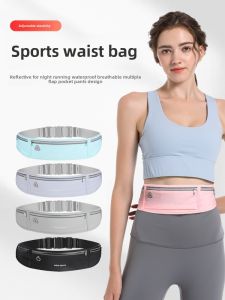 Sports Waist Bag Mens and Womens 2024 Running Phone Bag Outdoor Morning Running Kits Working Cash Register Waist Bag