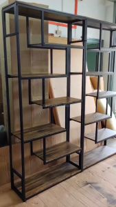 (FREE Installation+Shipping) KBS Raminez America Retro Industrial Style Metal Divider / BookShelf / Bookcase / Book Cabinet / Storage / Rak Unit / Rak Buku /  900L  300W  1970H mm