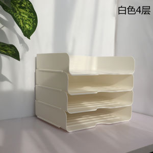 กล่องเก็บของสำนักงาน กล่องจัดระเบียบเอกสาร กล่องเก็บของสำหรับโต๊ะทำงาน พื้นผิวเรียบ กล่องใส กล่องจัดระเบียบสำหรับเอกสารการศึกษา