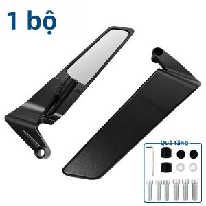 Có Thể Điều Chỉnh Tàng Hình Winglets Gương Xe Máy Bộ Dành Cho Xe YAMAHA MT03 MT07 MT09 MT10 XMAX KTM BMW S1000R-Nhôm CNC Chiếu Hậu Cánh Gương Phụ Kiện
