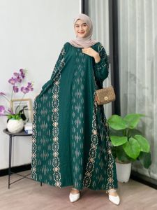 Gamis kaftan LALIDY JUMBO Ld 170 PB 135 Bahan Rayon Super Premium