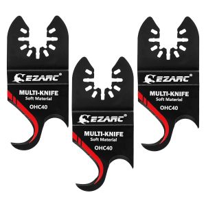 Oscillating Multi Tool Hook Knife Blade 3PCS Multitool Saw Blades for Cutting Soft Materials Roofing Shingles PVC Carpet