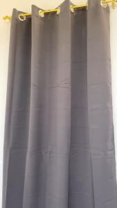 Curtain Rod Gold and Silver with Complete Accessories Bracket Screws & Tox 3/4 Thick