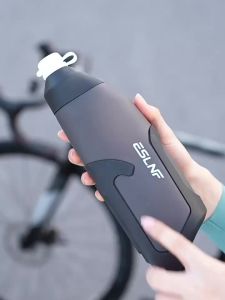 Eslnf(ESLNF) | ESLNF Aerodynamic Bicycle Water Bottle 680ml Cycling Bottle Bracket Set Squeeze Drink Cup Road Bike Frame Down Tube Water Kettle
