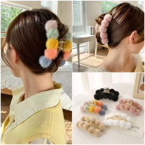 Vẻ Đẹp Phụ Nữ kẹp tóc Chất Lượng Cao Sang Trọng Lông Thú Giả Sang Trọng Băng Đô Dễ Thương Kẹp Tóc Barrettes Cô Gái thời trang tóc Phụ Kiện dễ thương Hàn Quốc kẹp tóc hình Vuốt