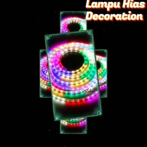 Lampu Hias Selang Led Dekorasi Warna-warni / Lampu Led RGB Lampu Kelap-kelip Selang Anti Air