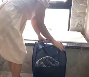 ตะกร้าเก็บของที่บ้าน ที่มีคุณภาพสูงออนไลน์แบบพกพากันน้ำพับเก็บตะกร้า ราคาถูกพกพาตะกร้าเสื้อผ้าสกปรก