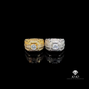 N1431 Nhẫn nam đính đá CZ cao cấp sáng lấp lánh JOJO