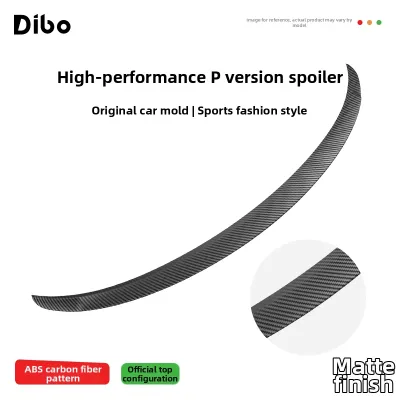 DIBOCHEPIN | Carbon Fiber Rear Spoiler Tesla Model Y 3 Performance Edition Decoration