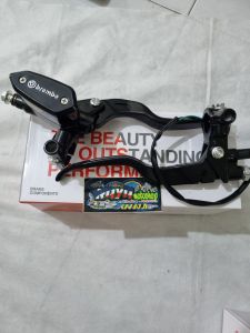handle master rem set kiri kanan tabung oval plus selang rem depan 95cm model RCB UNIVERSAL